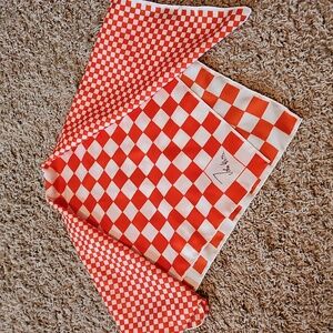 Vintage John Weitz Square Checkered Scarf